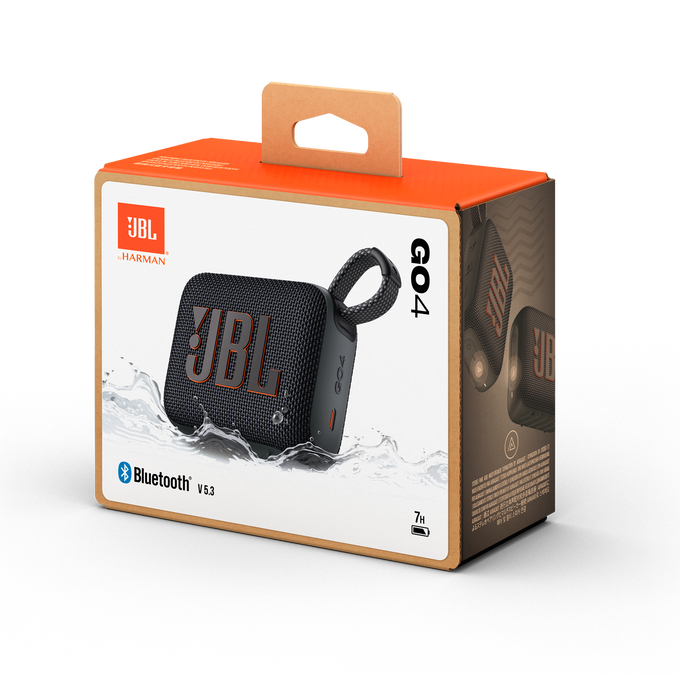 ORIGINAL JBL Go 4 Enceinte Bluetooth Waterproof (Noir)