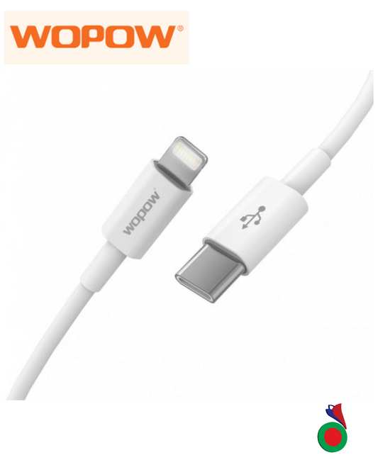 WOPOW WX04 USB TYPE C TO FOR LIGHTNING PD FAST CHARGING CABLE 2.4A FAST OUTPUT | 1.2M