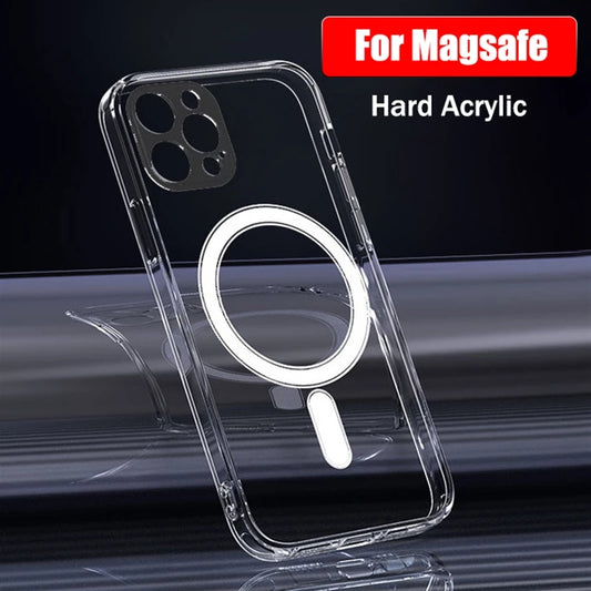 Coque Magnétique Étui de Chargement Sans Fil pour iPhone